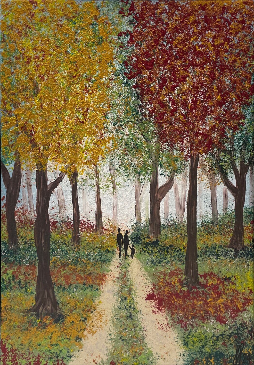 Autumn Walk Fie Freja Sandkamm Original painting for sale