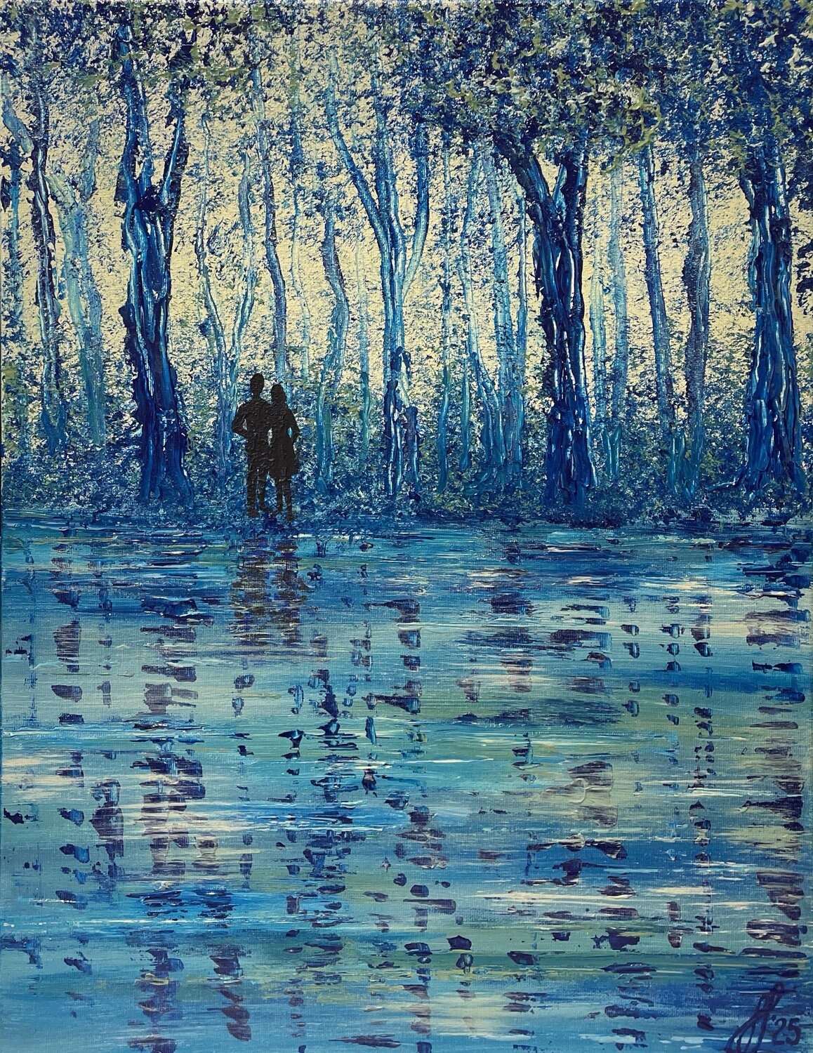 Alone at Last Fie Freja Sandkamm Original painting for sale