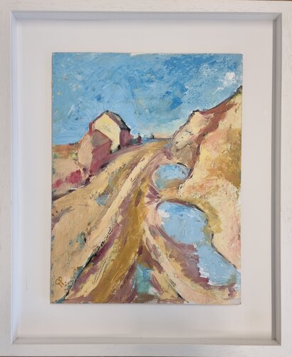 Cottage in the Sand Dunes by Grace Pattinson, Painting for Sale on Select