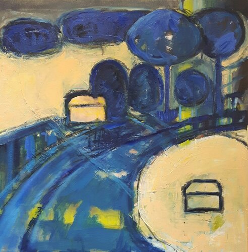 The Gloomy Cottage by Grace Pattinson, Painting for Sale on Select