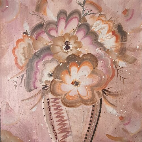 Blossom Poetry #I by Gordana Brousek, Painting for Sale on Select