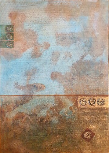 Geprägte Zeit by Gordana Brousek, Painting for Sale on Select