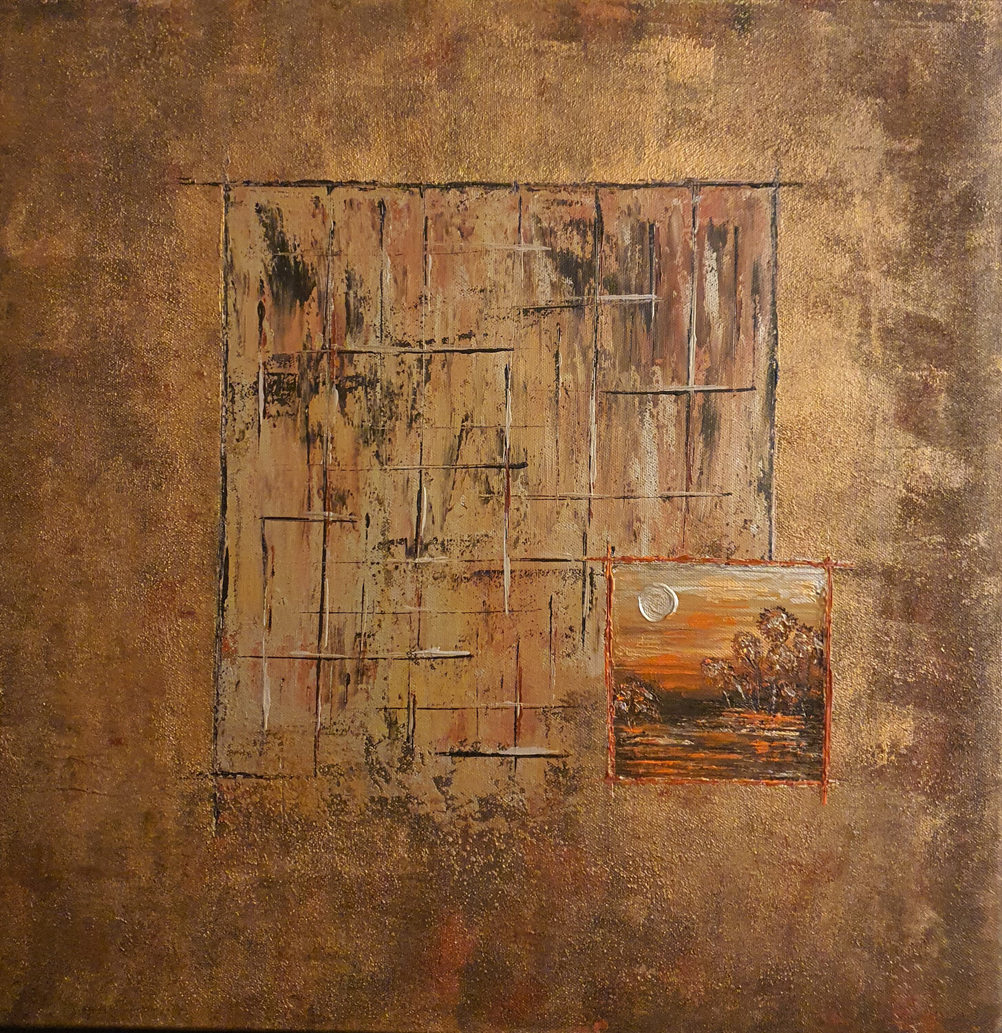 Inner Paintings II – Quiet Landscape Gordana Brousek Original painting for sale