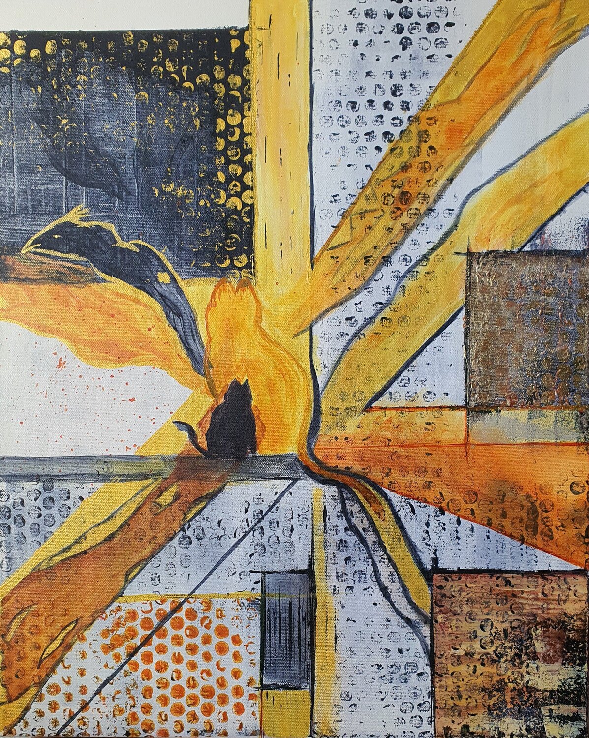 Layered #2 Core Gordana Brousek Original painting for sale