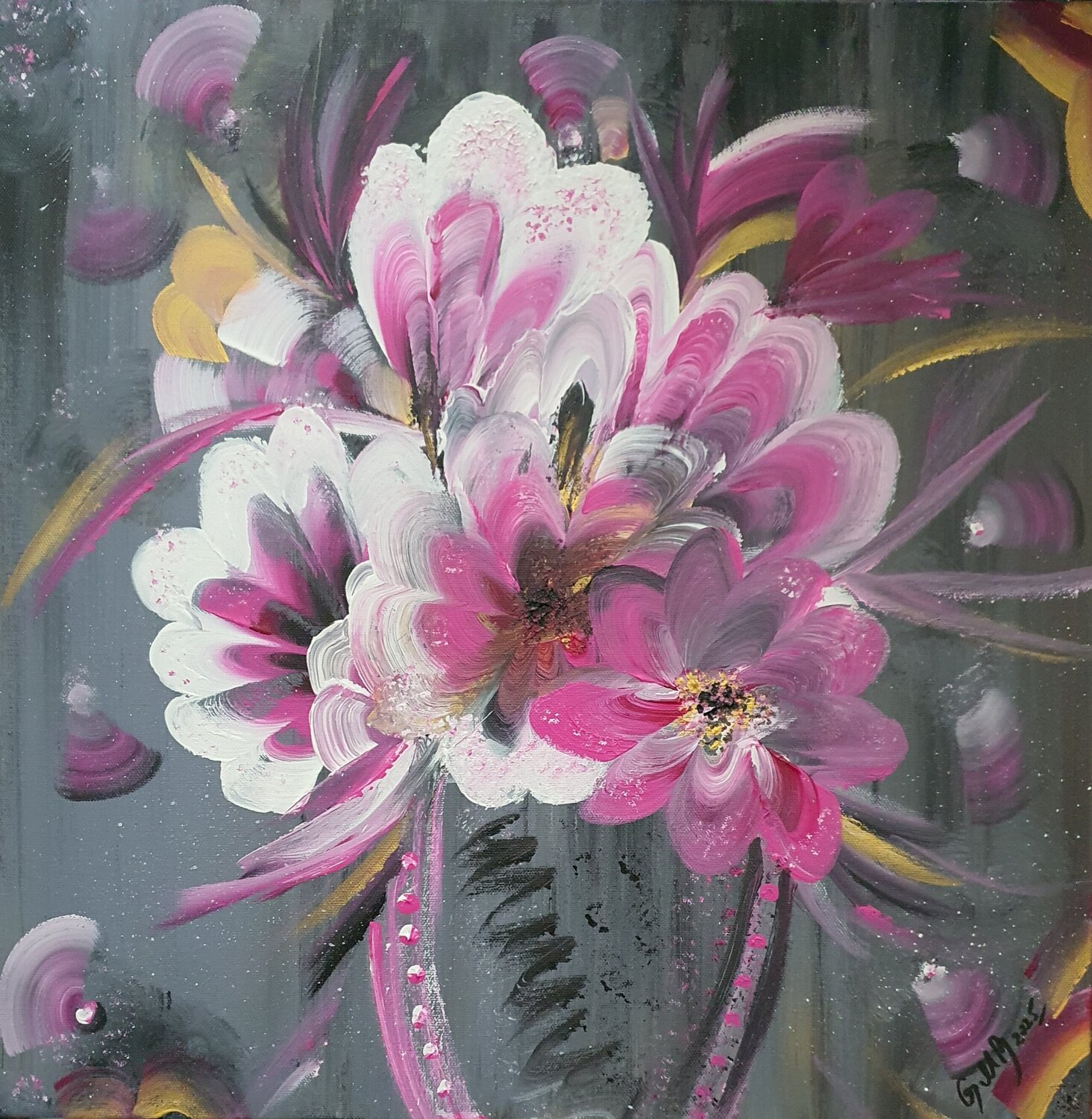 Blossom Poetry #II Gordana Brousek Original painting for sale