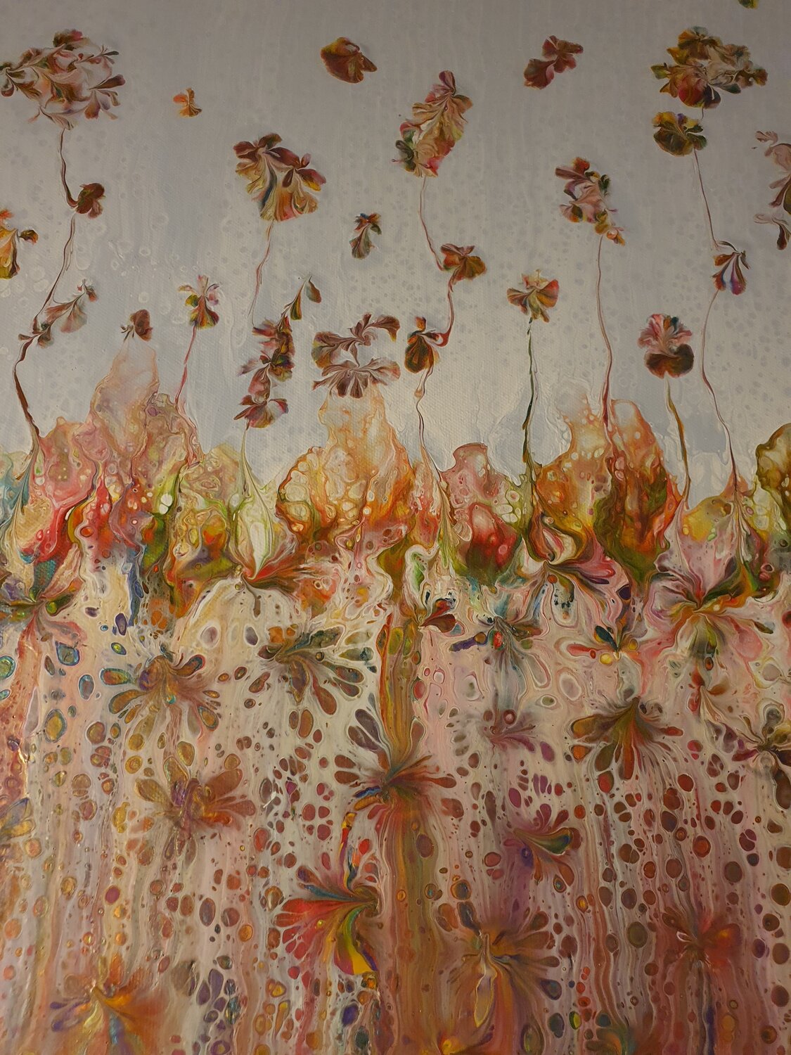 Fantastic Bloom Gordana Brousek Original painting for sale