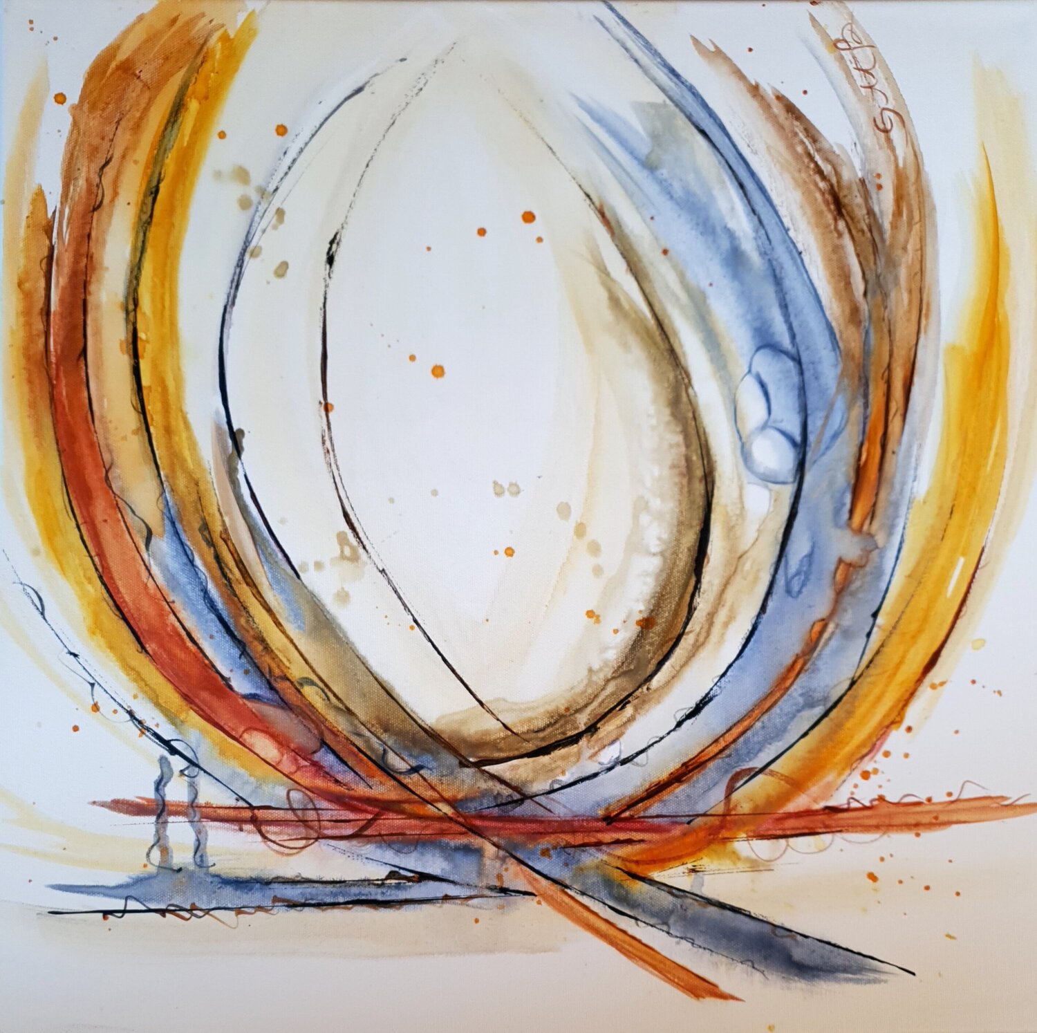Inner Core Gordana Brousek Original painting for sale