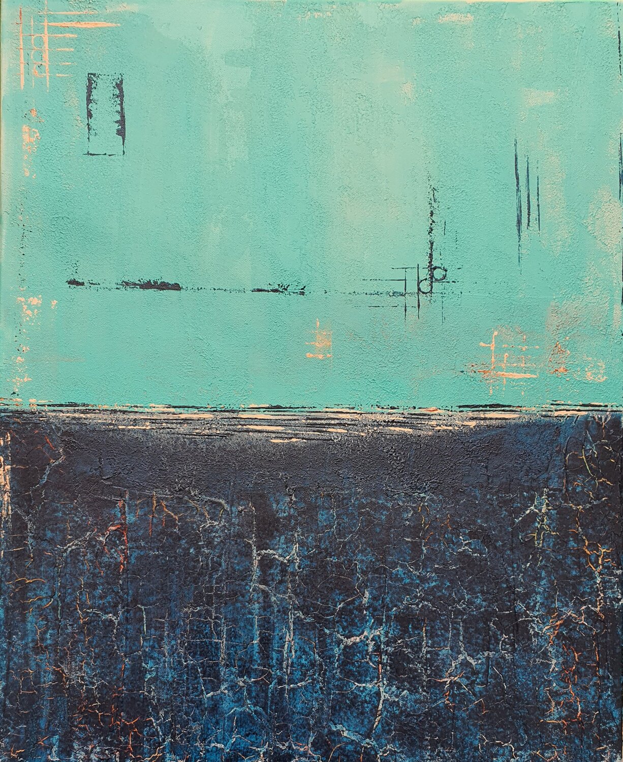 Traces Beneath the Surface # 08 Gordana Brousek Original painting for sale