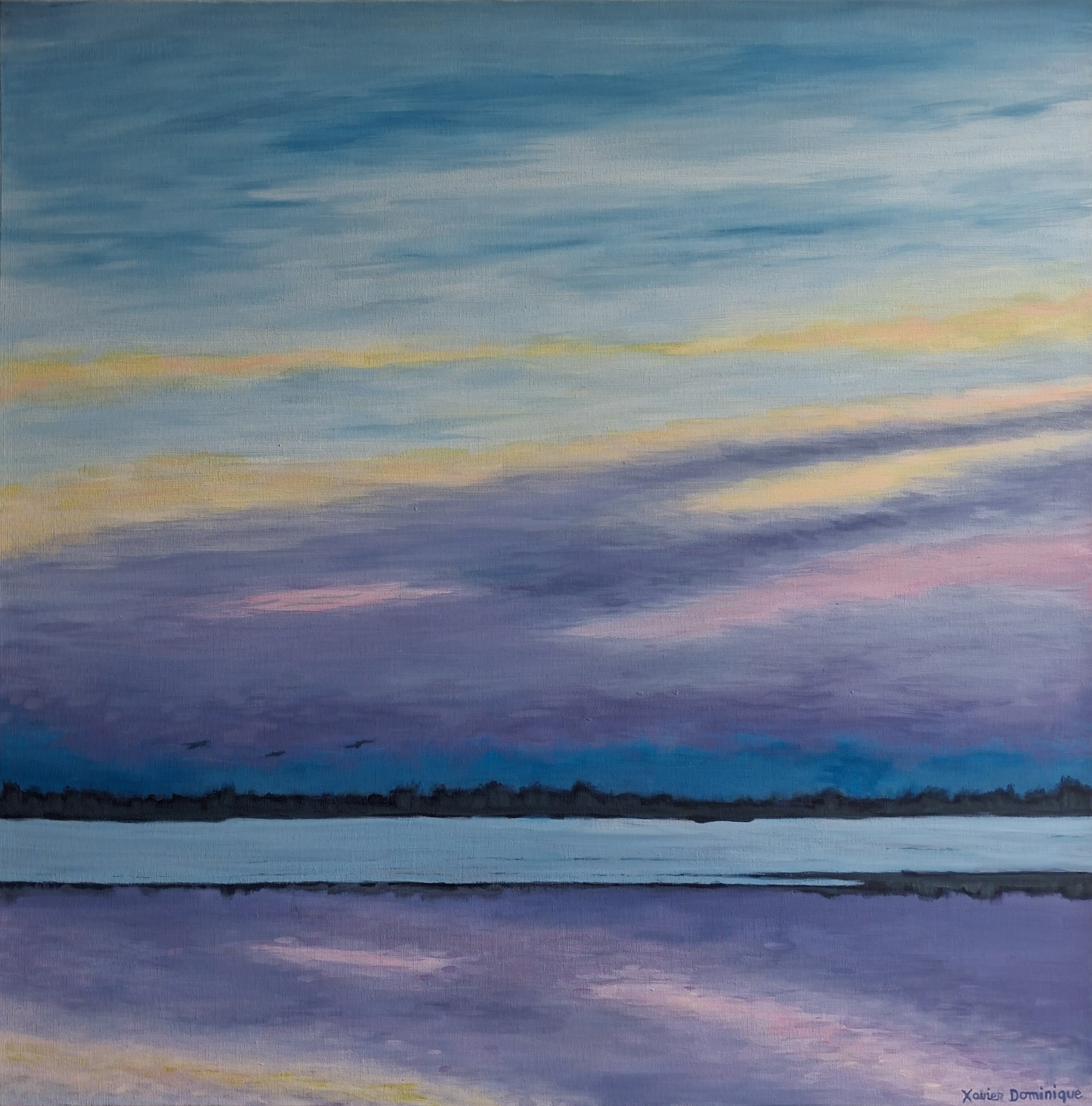 Crépuscule de bord de mer