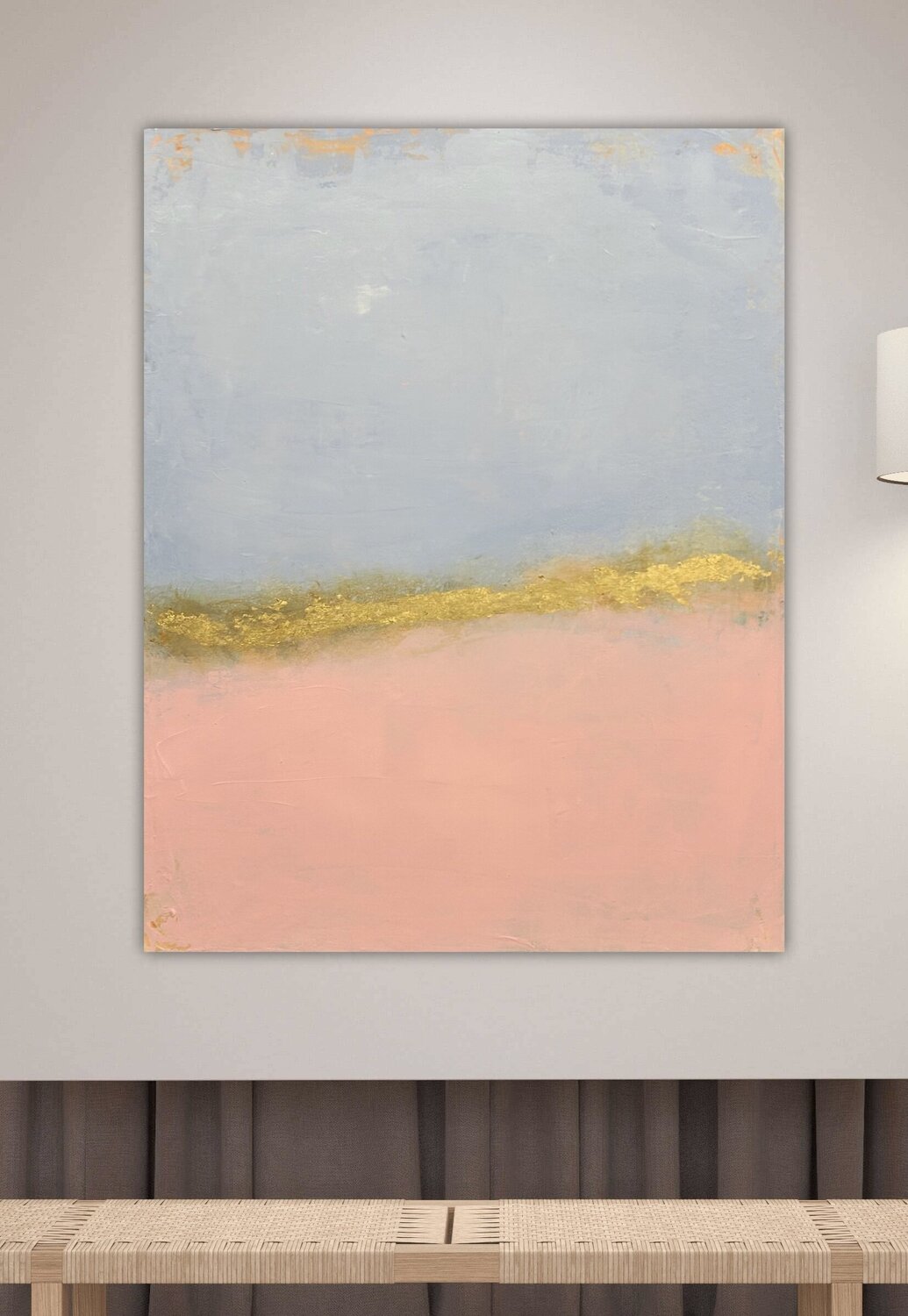 Golden Horizon Stefanie Raus Original painting for sale