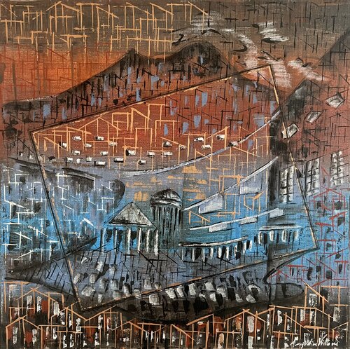 Napoli. Il sogno by Angelica Vittone, Painting for Sale on Select