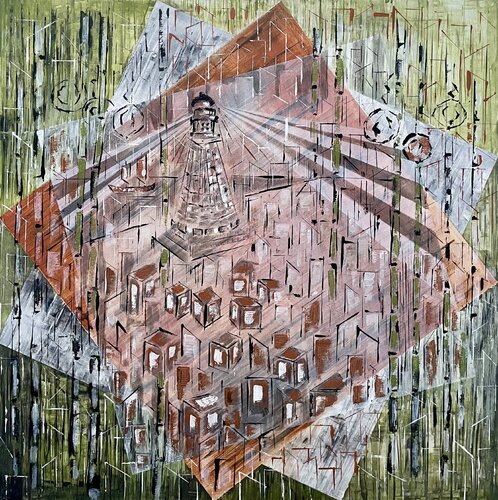 Luminoso viraggio by Angelica Vittone, Painting for Sale on Select