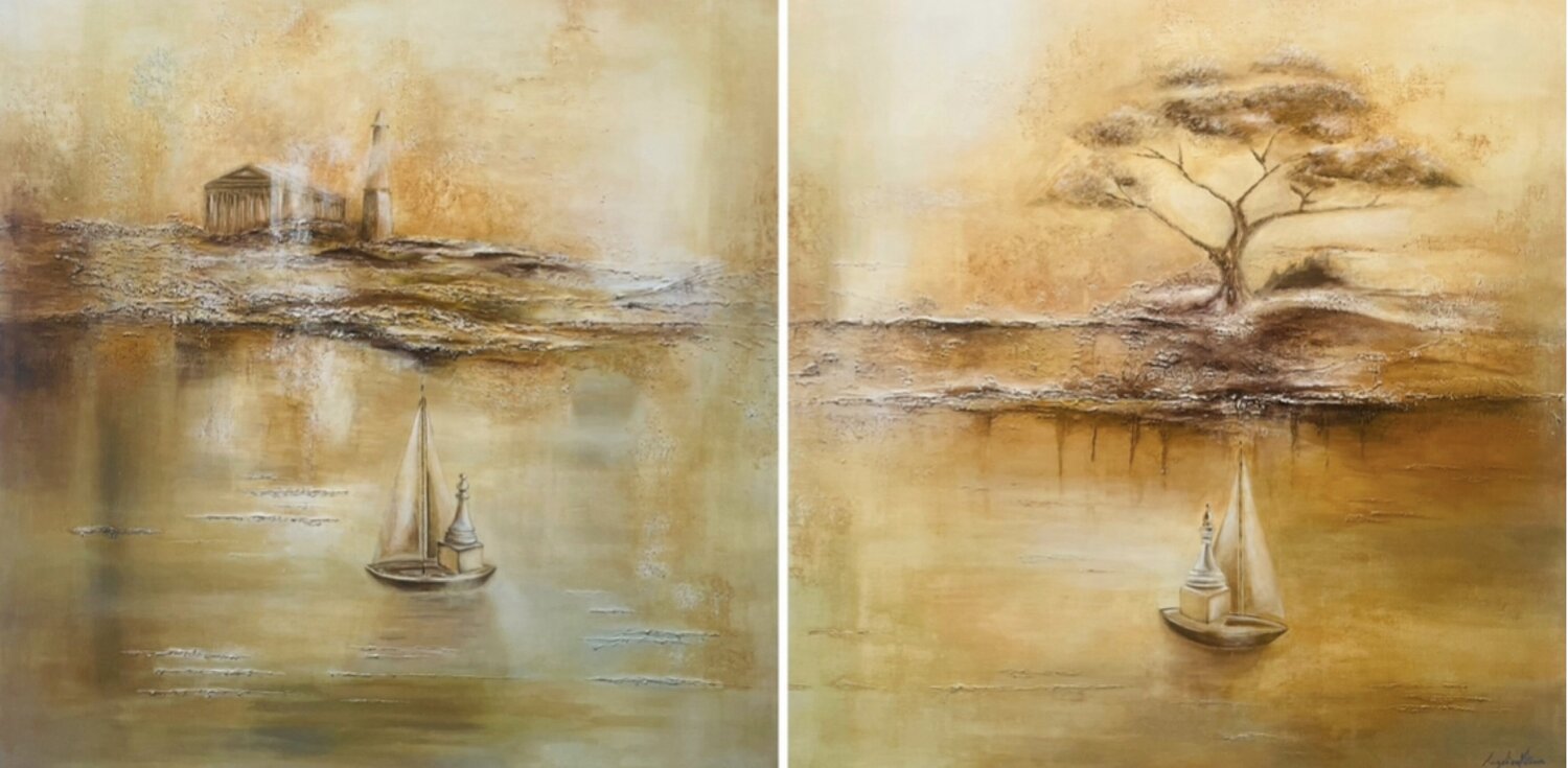 Ad lucem Angelica Vittone Original painting for sale