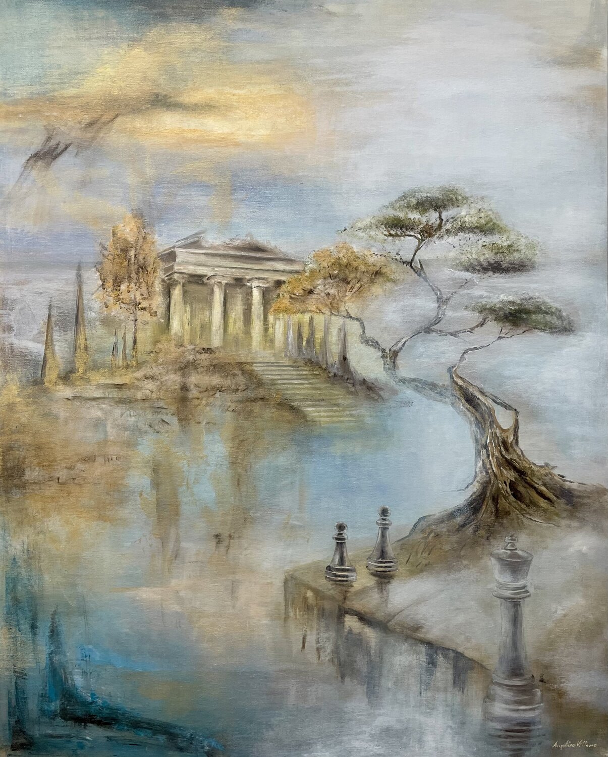 Unseen Verities Angelica Vittone Original painting for sale