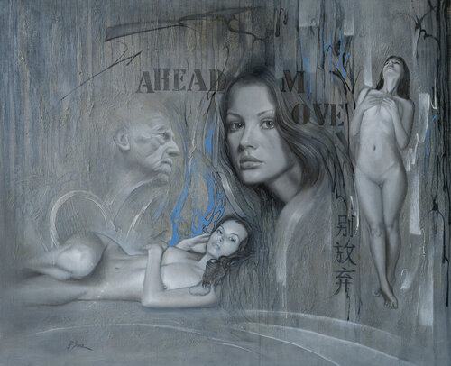 Do Not Give Up by Pedro Sanz, Painting for Sale on Select