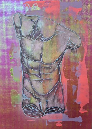 Torso by Achim Horras, Painting for Sale on Select