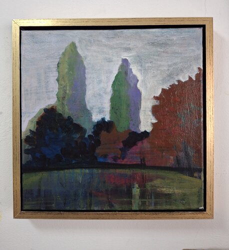 Landschaft 1 by Achim Horras, Painting for Sale on Select
