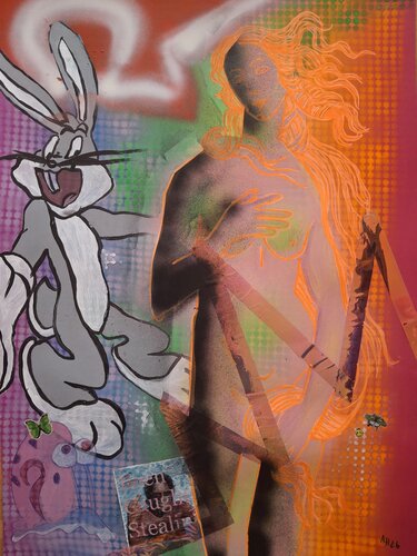 Venus im Rampenlicht by Achim Horras, Painting for Sale on Select
