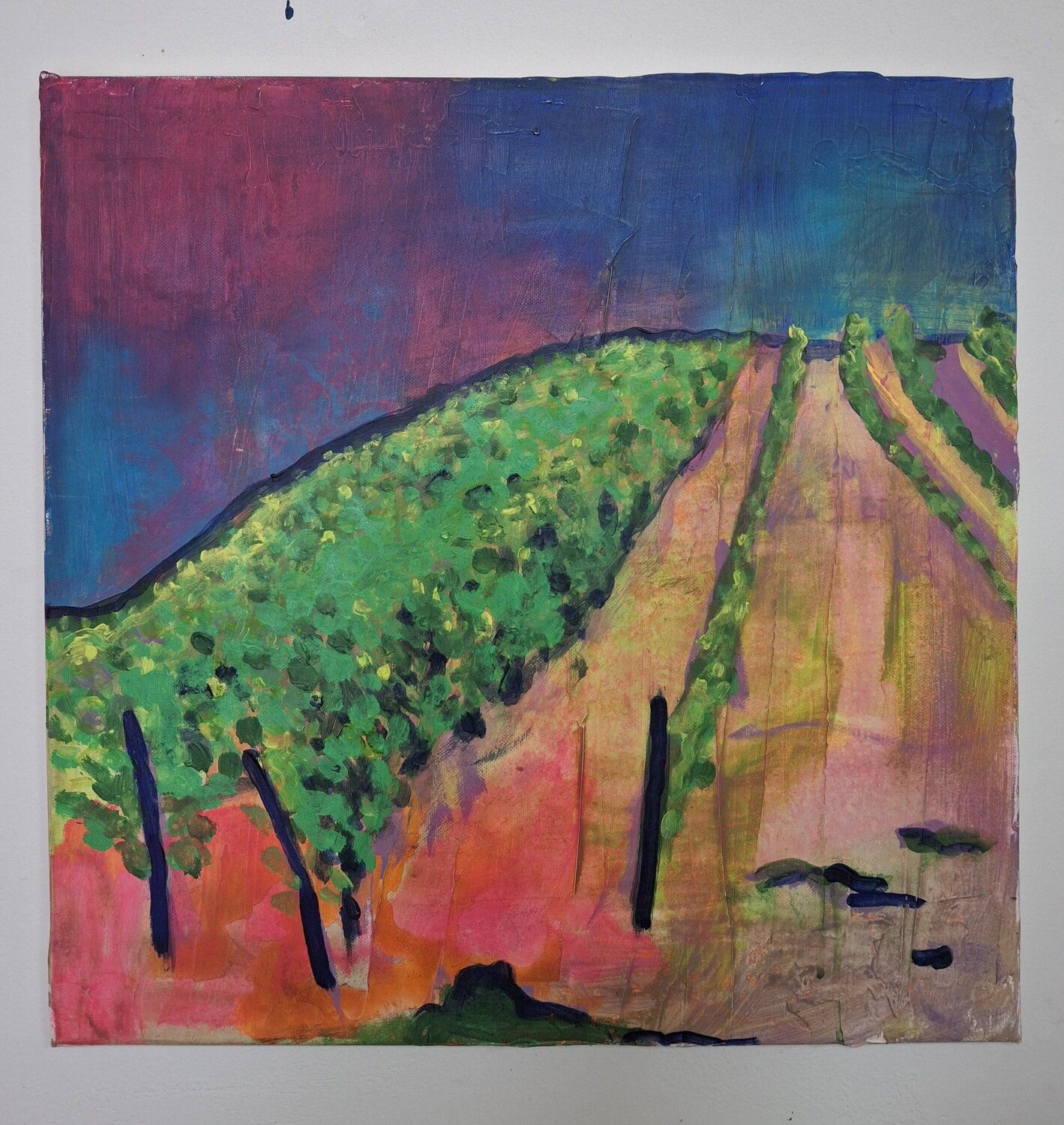 Weinberg Achim Horras Original painting for sale