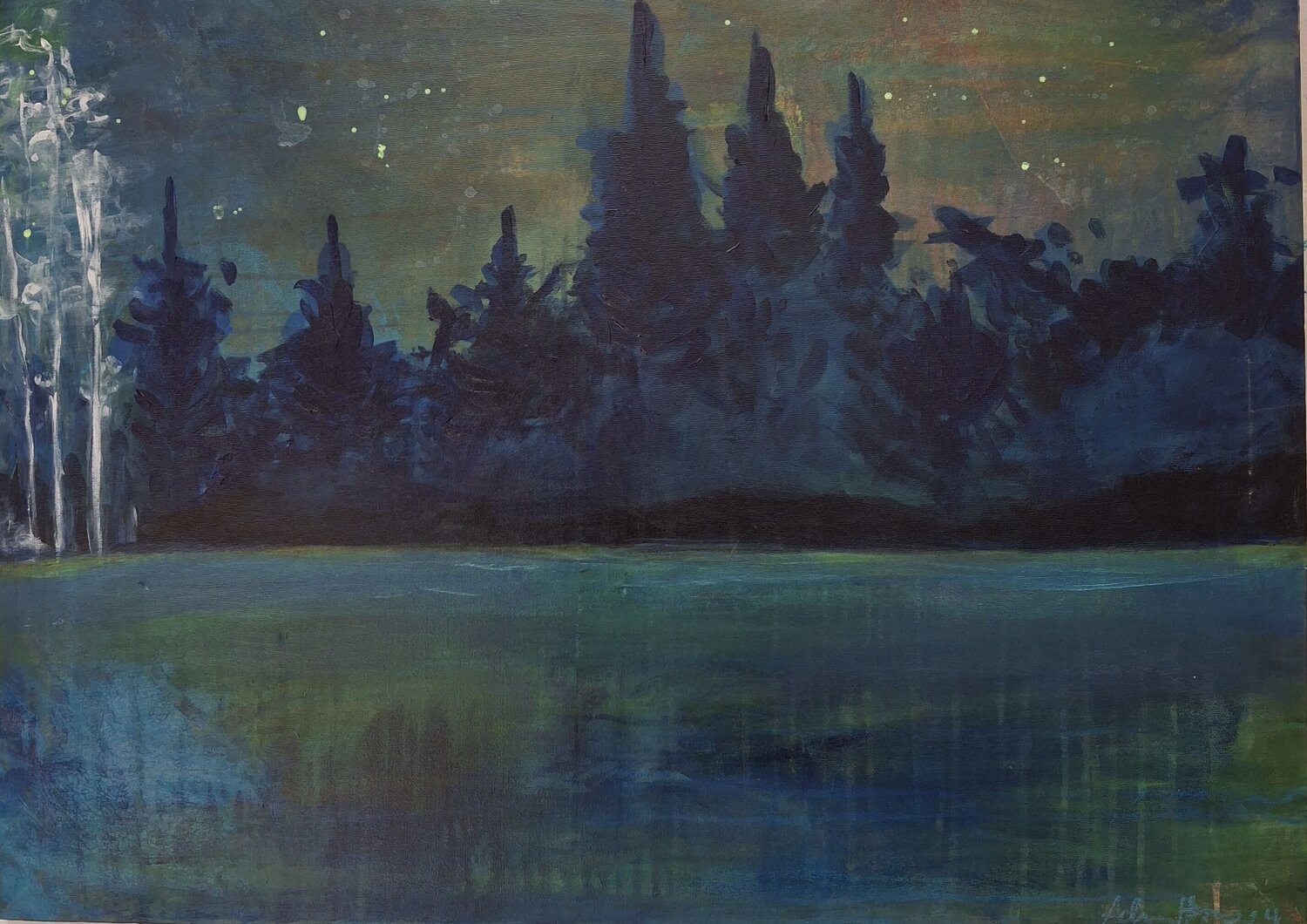 Magic Wood Achim Horras Original painting for sale