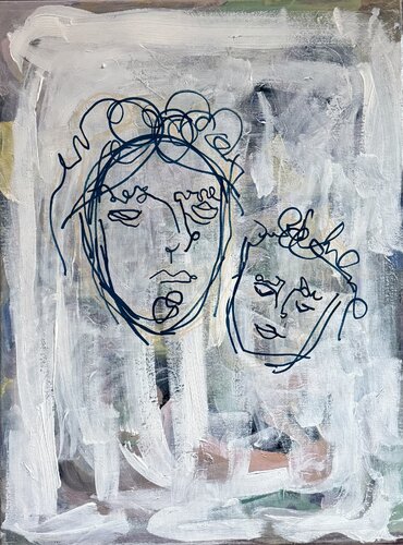 Me and the Moon by Steven Kenworthy, Painting for Sale on Select