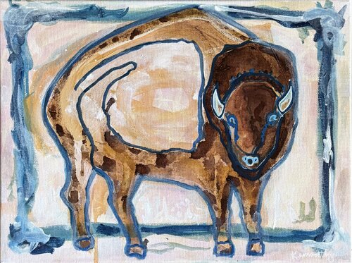 Blue Eyes by Steven Kenworthy, Painting for Sale on Select