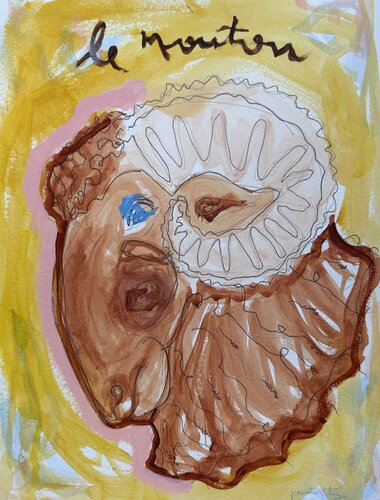 Le Mouton by Steven Kenworthy, Painting for Sale on Select