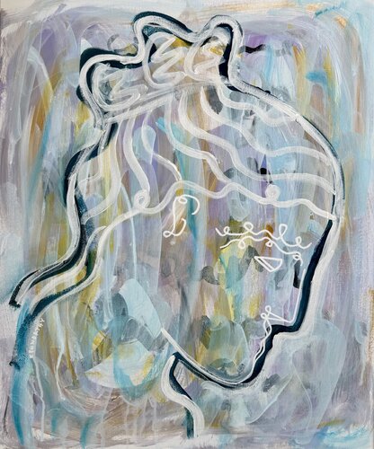 Lady Cousteau by Steven Kenworthy, Painting for Sale on Select