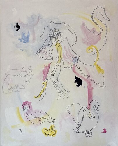 Attendez-moi by Steven Kenworthy, Painting for Sale on Select