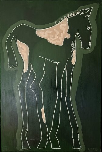 Le Cheval by Steven Kenworthy, Painting for Sale on Select