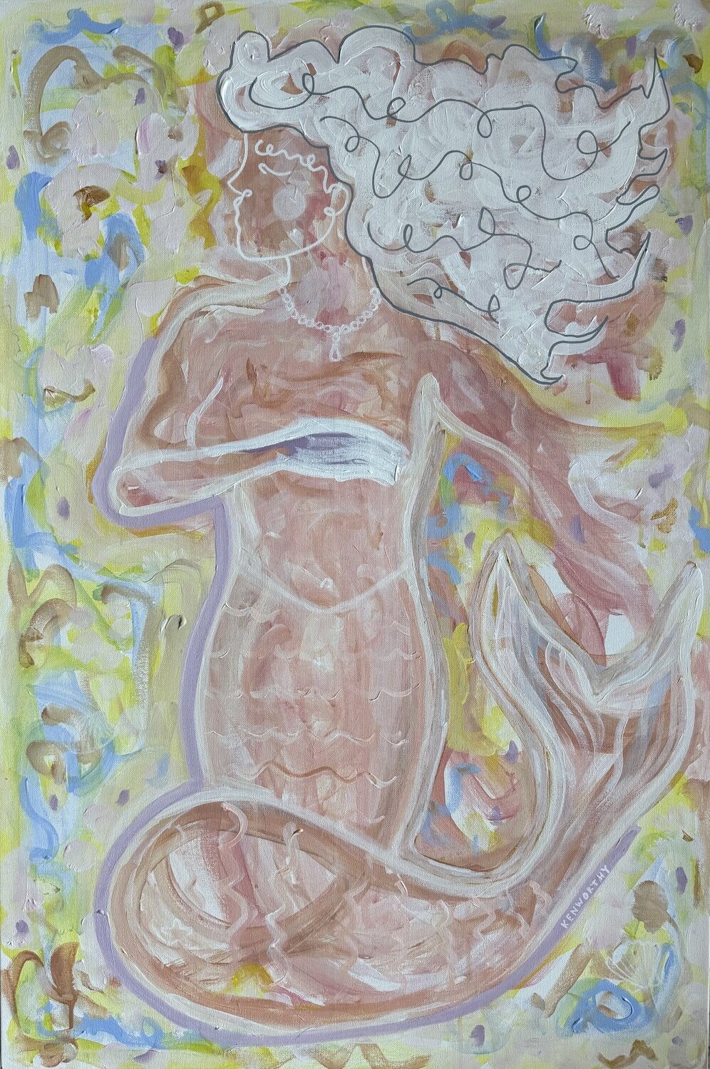 Bouquet of Songs Steven Kenworthy Original painting for sale