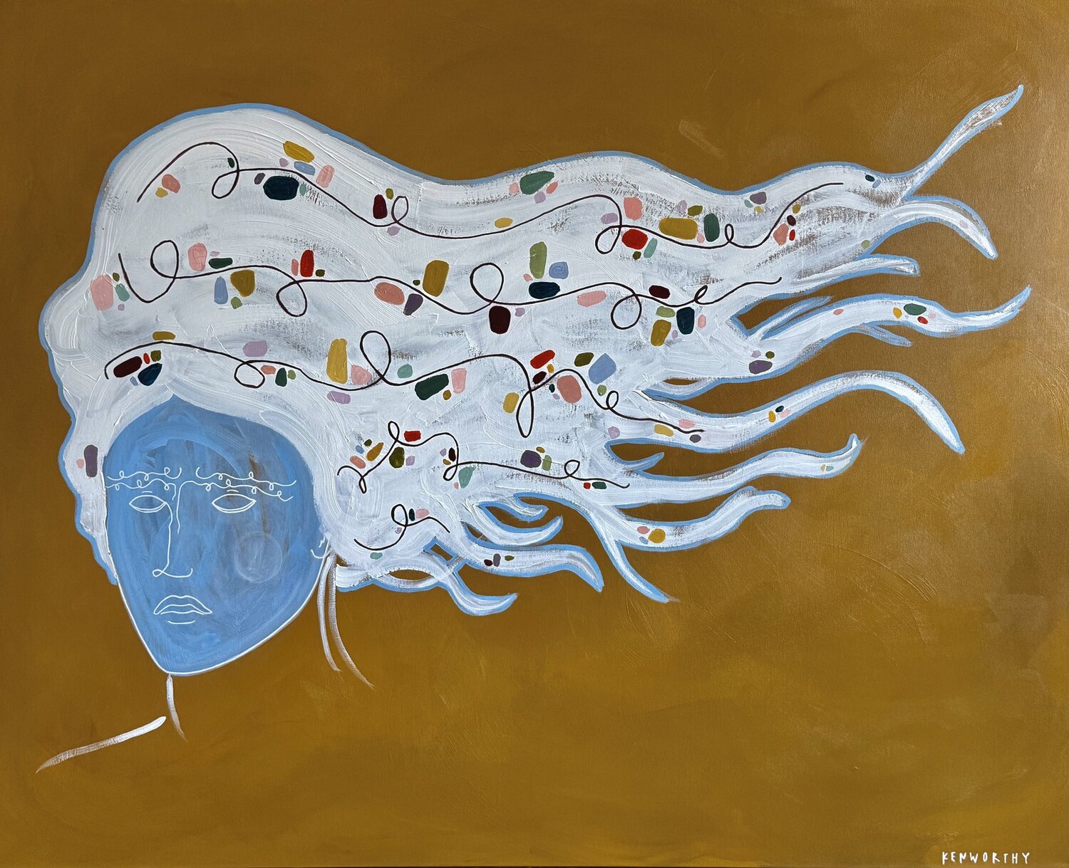 Crown of Thrones Steven Kenworthy Original painting for sale