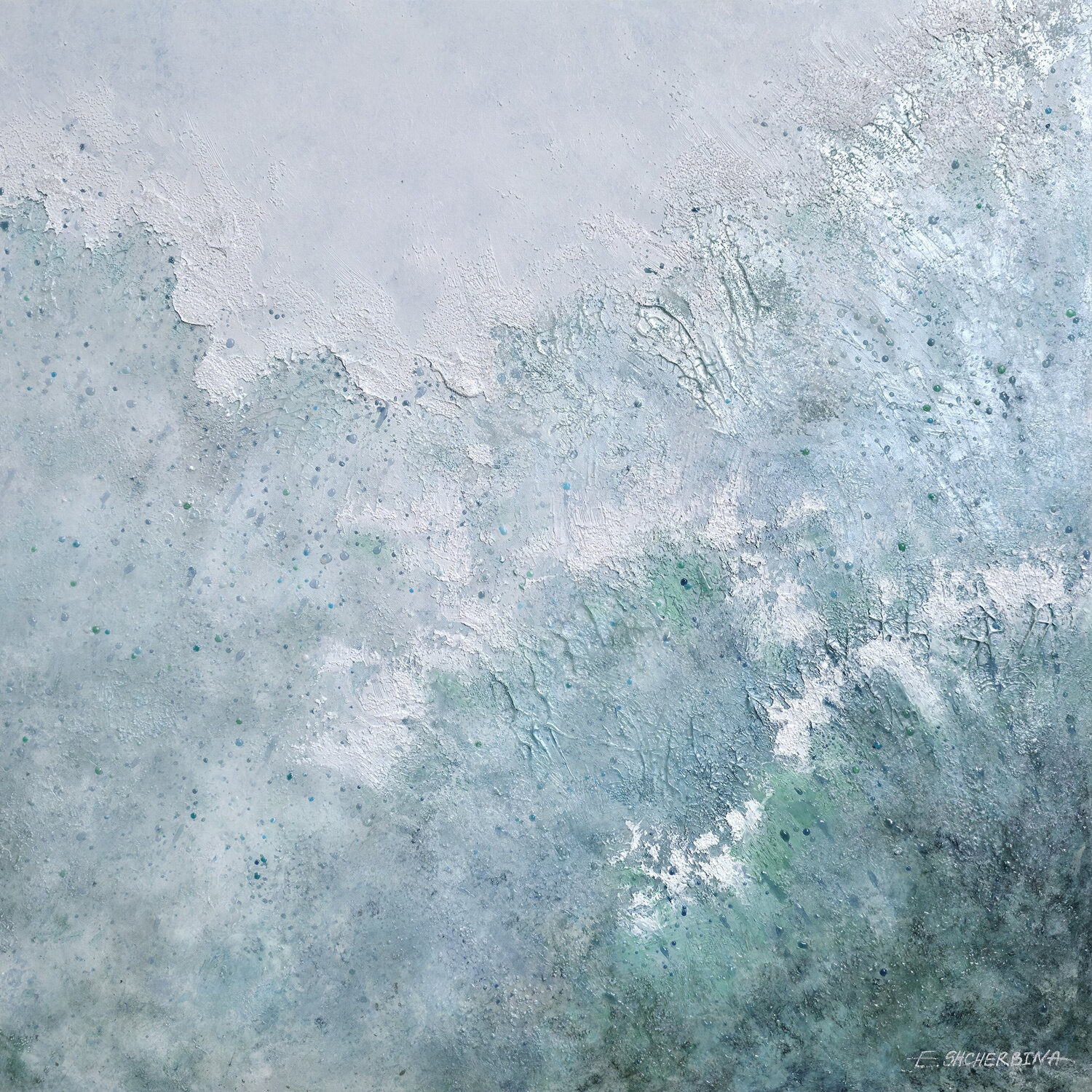 The Luminous Echo of a Salted Song Elena Shcherbina Original painting for sale