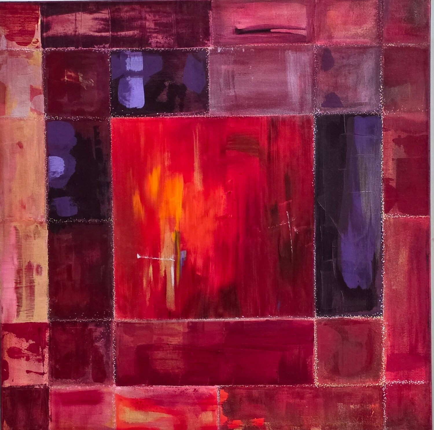 Ember Threshold Elena Shcherbina Original painting for sale