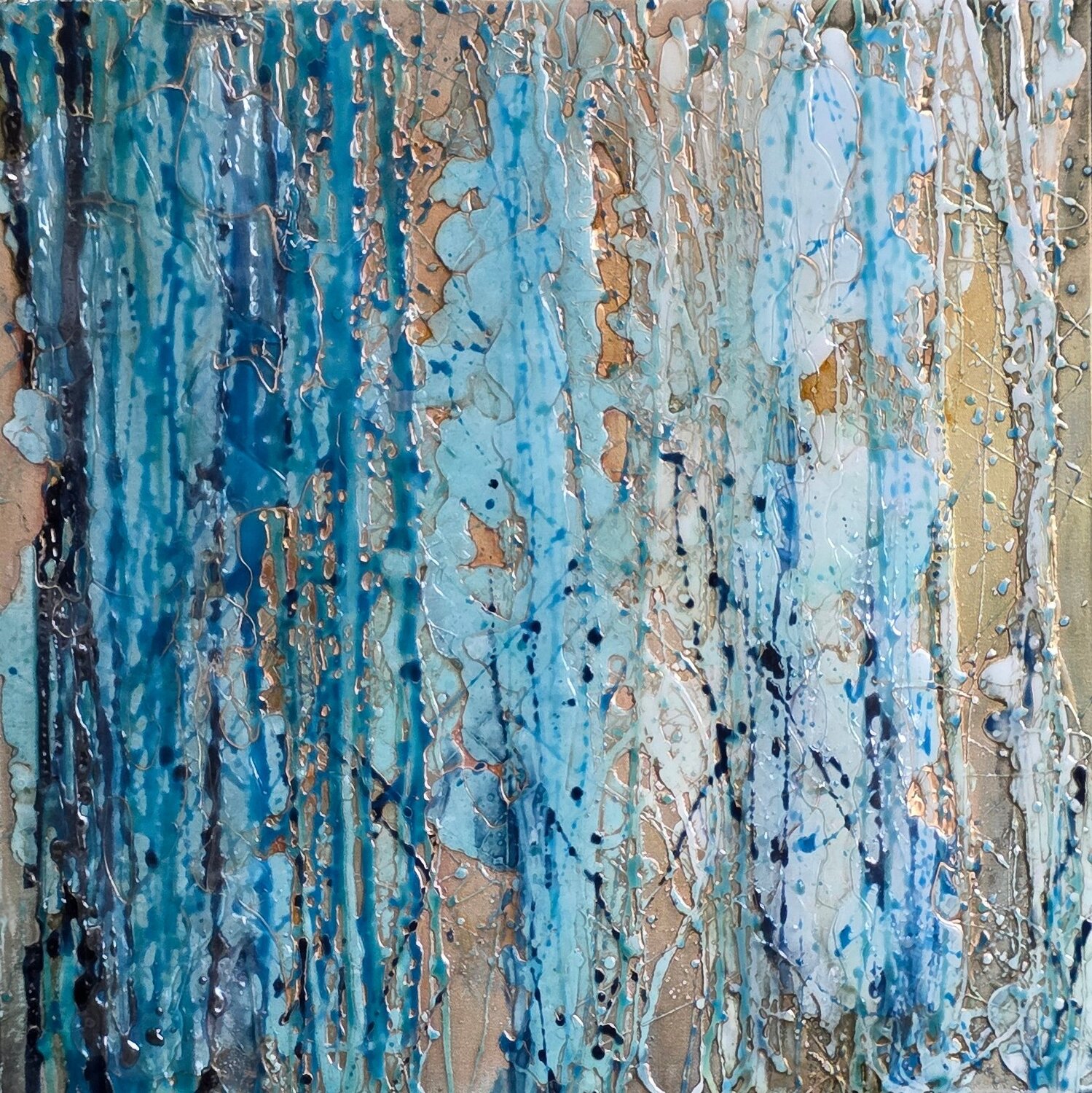 The Seventh Shade of Blue Elena Shcherbina Original painting for sale