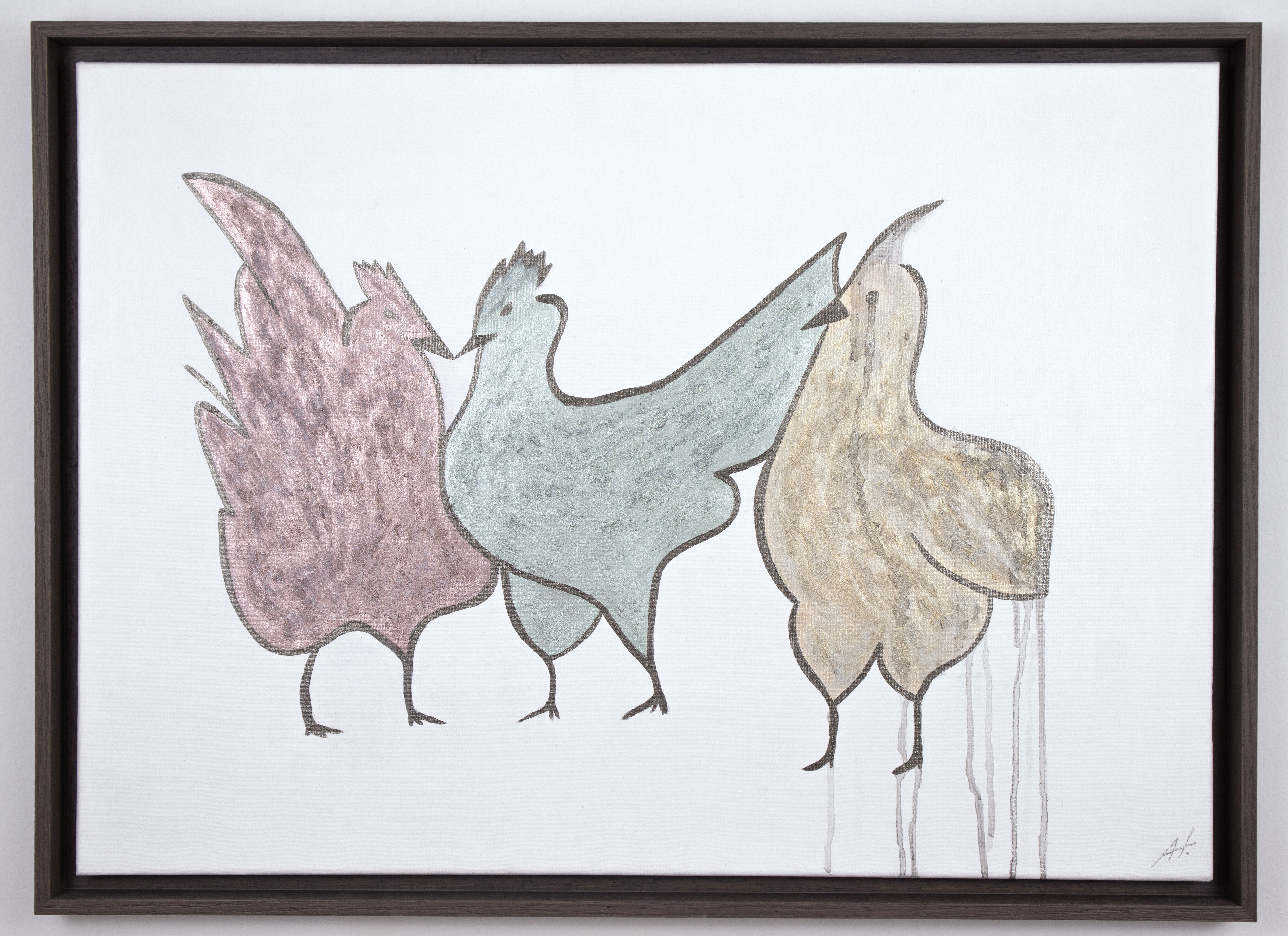 Jealous chicken