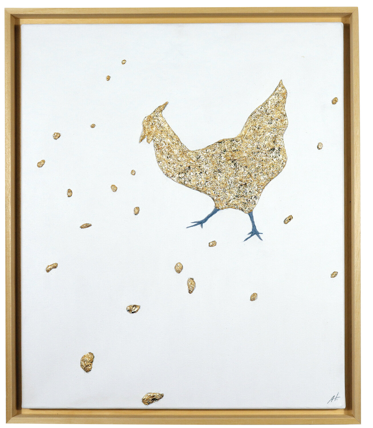 Golden chick Ana Hercigonja Gutschy Original painting for sale