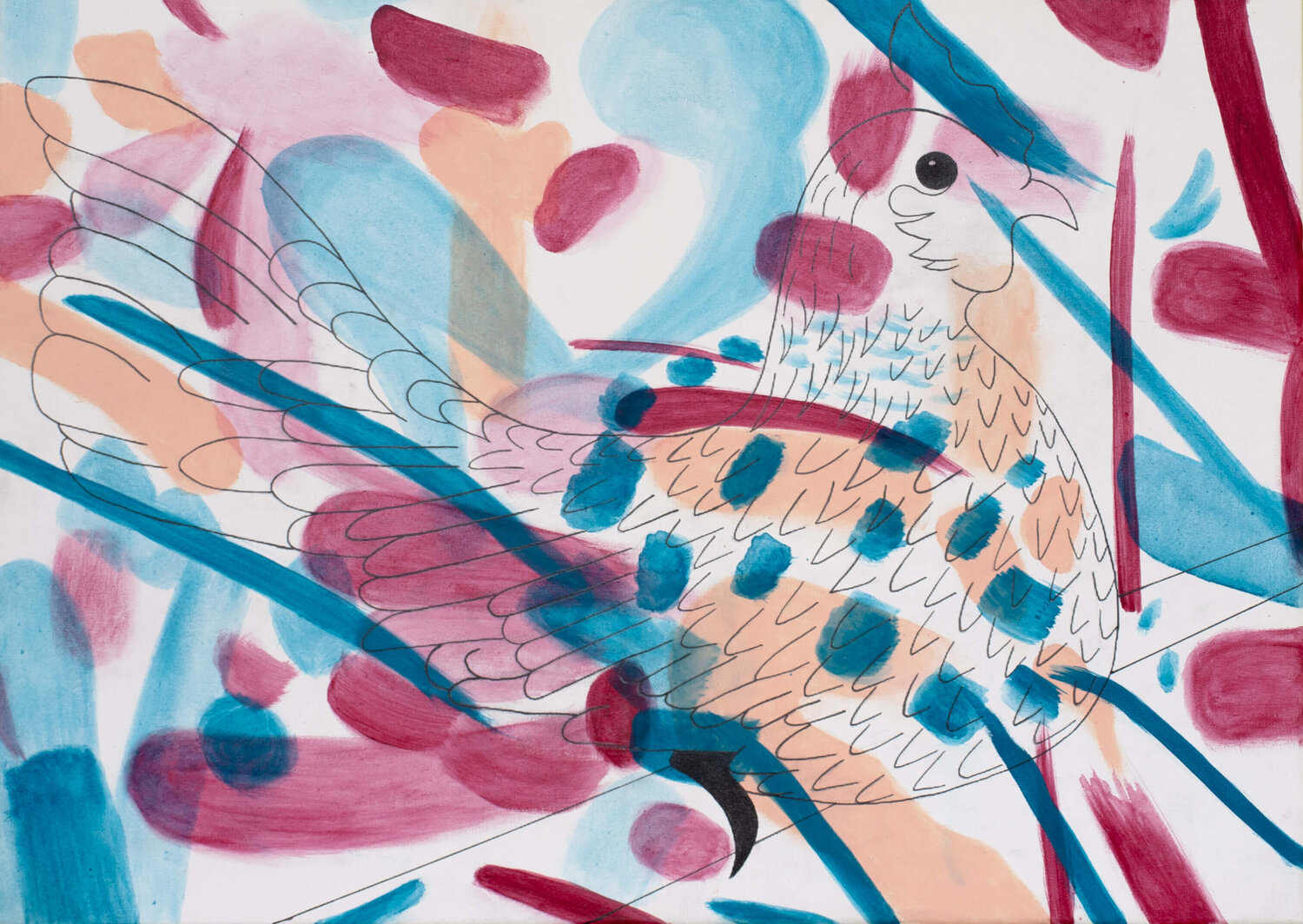 Hidden chicken Ana Hercigonja Gutschy Original painting for sale