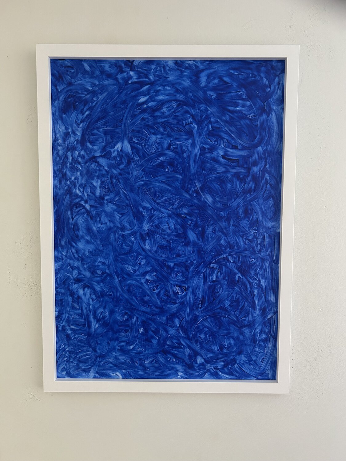 Untitled Blue Sébastien Gavazzi Original painting for sale