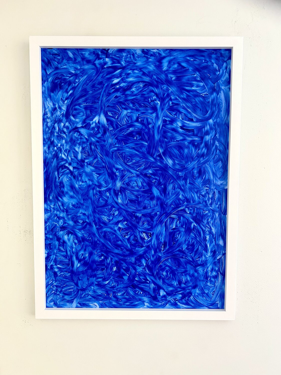 Untitled Blue Sébastien Gavazzi Original painting for sale