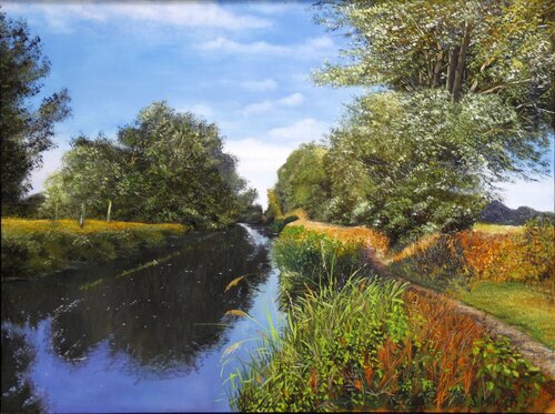 Ein Sommertag by Simone Miksch, Painting for Sale on Select