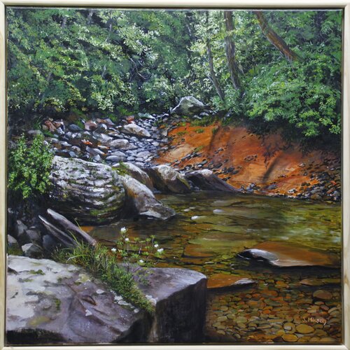 im tiefen Wald by Simone Miksch, Painting for Sale on Select