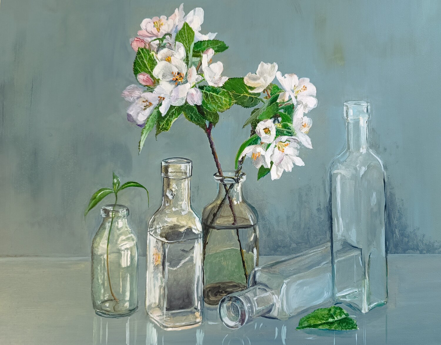 Flaschenpost Simone Miksch Original painting for sale