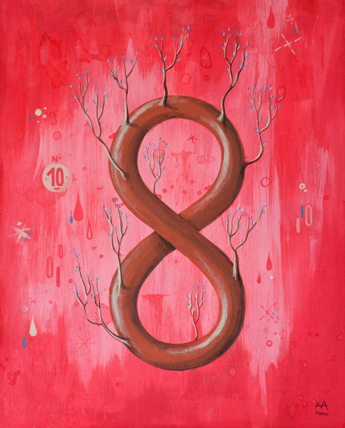 Venganza Natural 10 Andres Agosin Original painting for sale