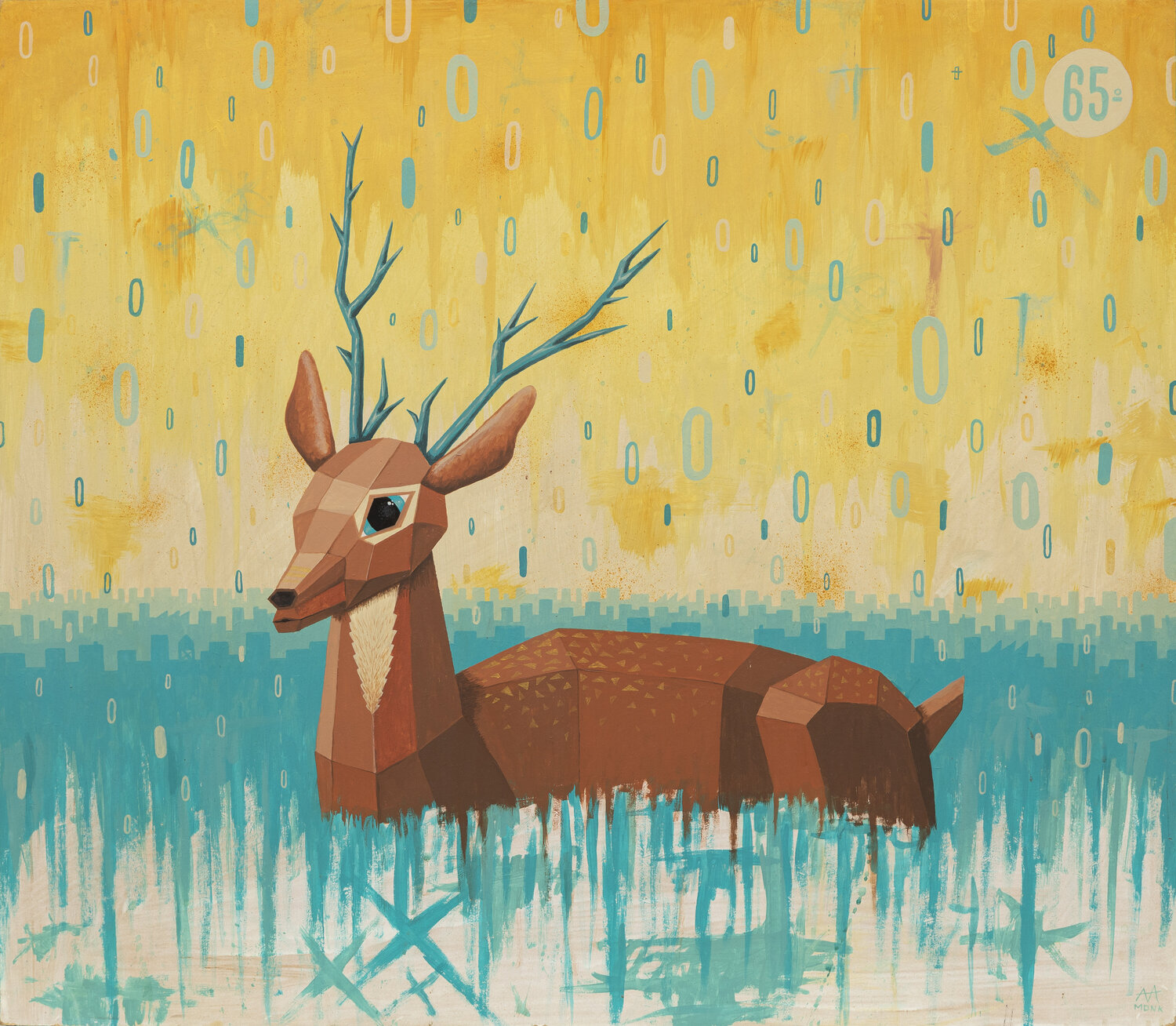 N65 Andres Agosin Original painting for sale