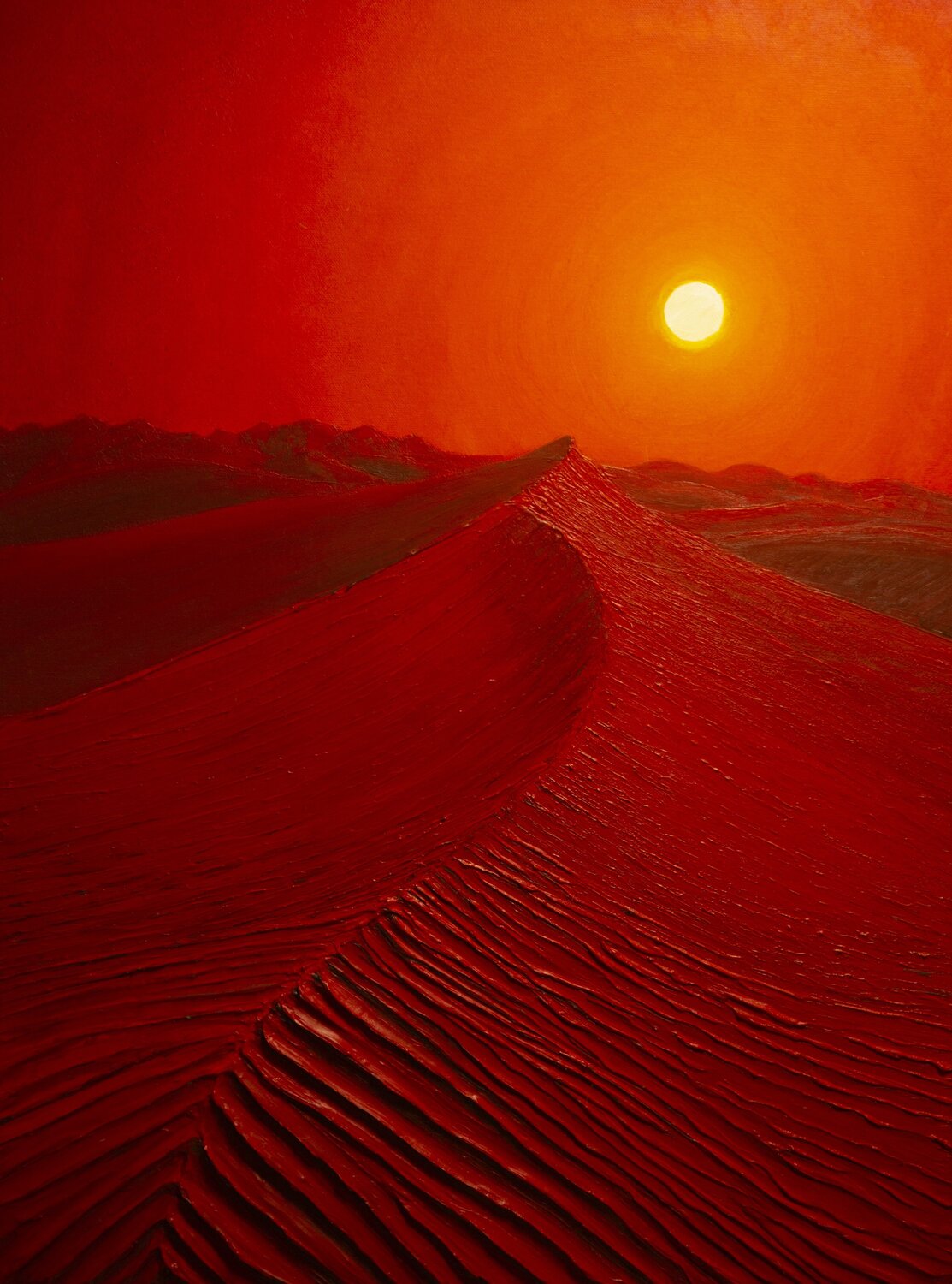 Desert Radiance Gergely Fabian Original painting for sale