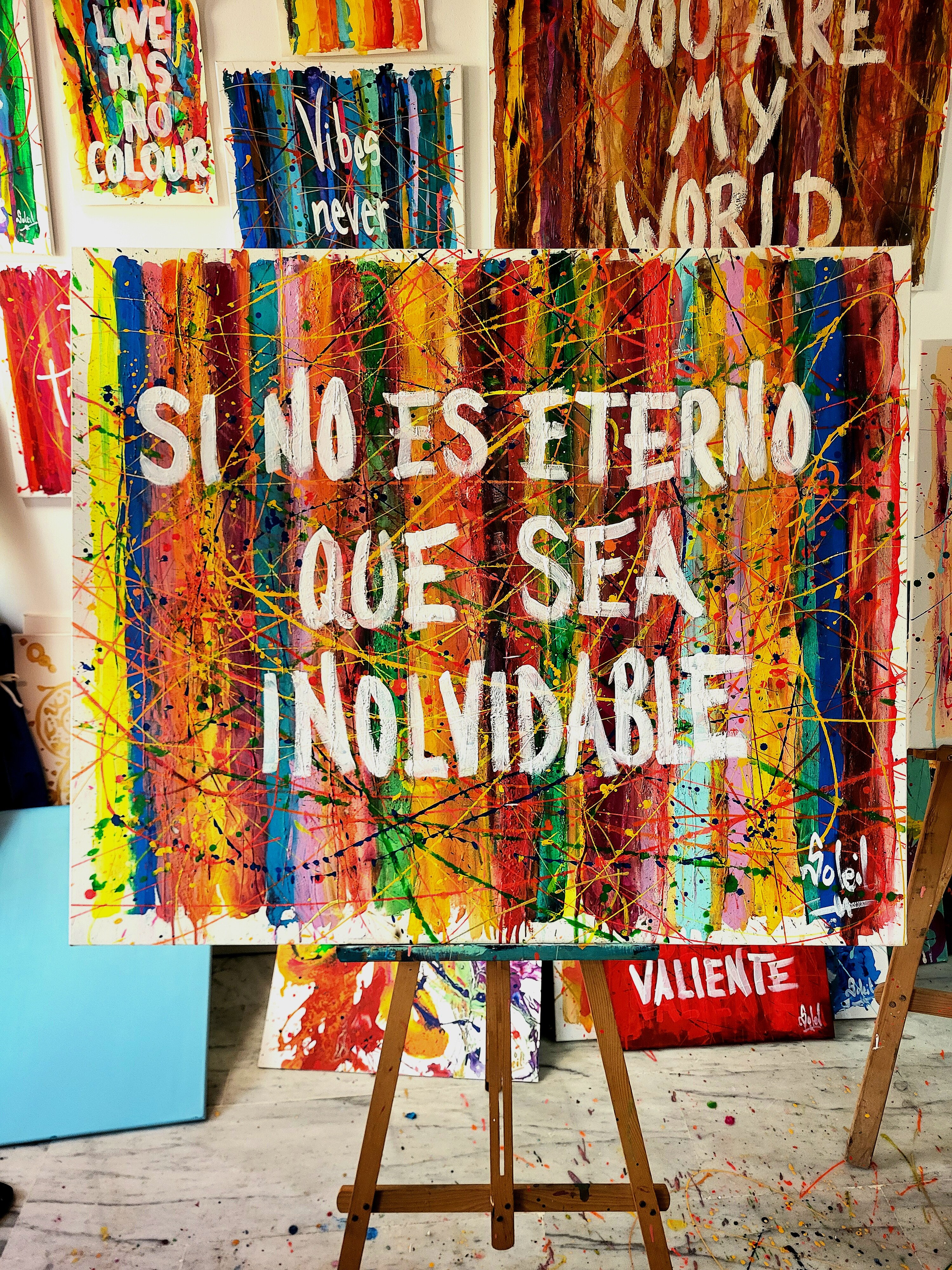 SI NO ES ETERNO QUE SEA INOLVIDABLE
