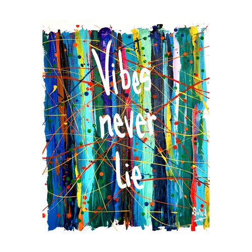VIBES NEVER LIE by Paco Soleil, Painting for Sale on Select