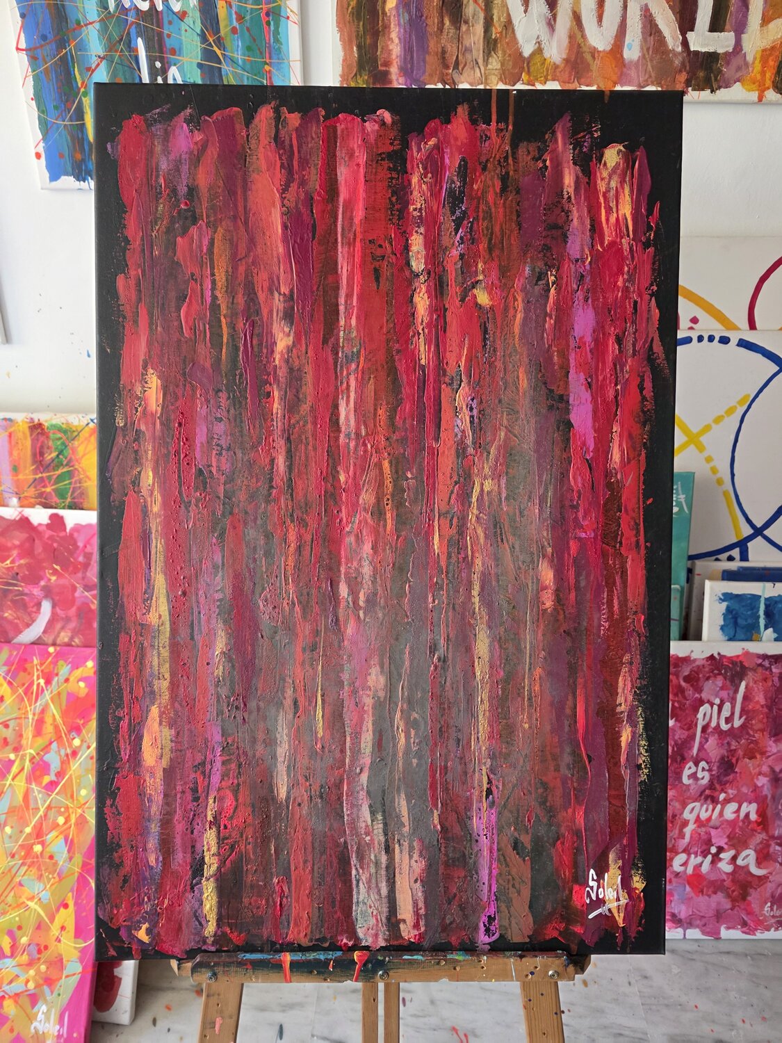 HIRVÏA Paco Soleil Original painting for sale