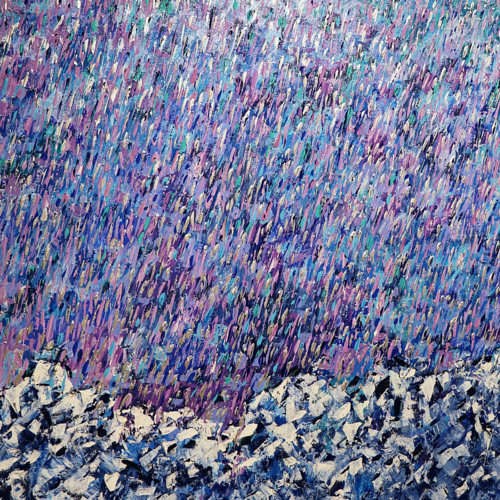 Purple Rain by Harmeet Singh, Painting for Sale on Select